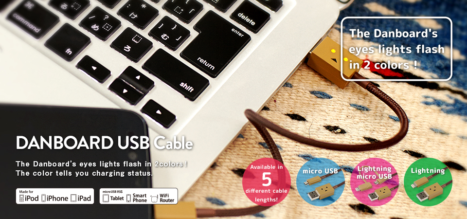 cheero DANBOARD USB Cable